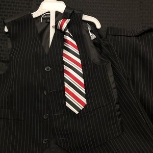Kids vest, pant, and tie